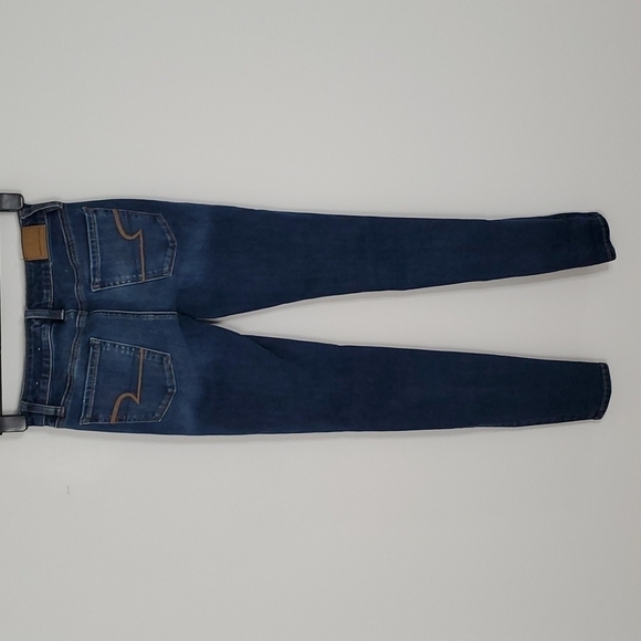 AMERICAN Eagle dark wash 360 next level stretch high rise jeggings - Picture 4 of 8